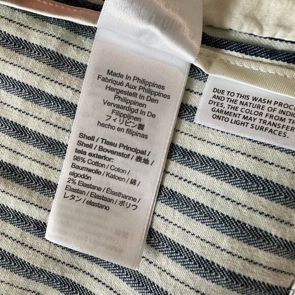 J. Crew Willa Cotton Blend Striped Blazer in Stripe 10 - Picture 10 of 13